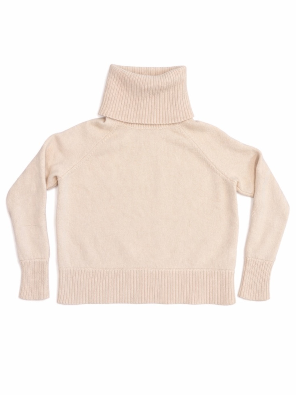 Zimmermann Merino Wool Turtleneck Sweater Cream Knit Size 0
